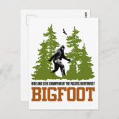 ビッグフートハイドシークチャンピオンノースウエスト ポストカード (正面/裏面)