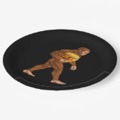 ビッグフートハロウィーントランプキンパンプキンクラシック ペーパープレート (アングル)