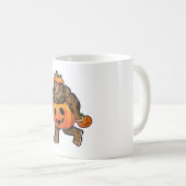 ビッグフートハロウィーンパンプキンハロウィーン コーヒーマグカップ (正面右)