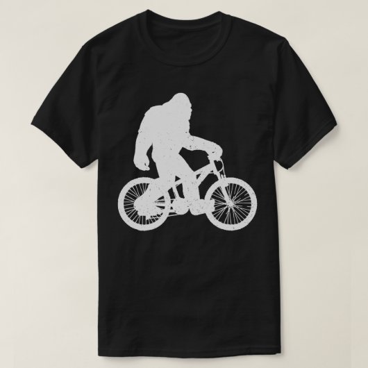 ビッグフートマウンテンバイクMTBダウンヒルサイクリングサイクリング Tシャツ (デザイン正面)