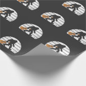 ビッグフートミュージシャンサスカッチアコースティックギター奏者 ラッピングペーパー (角)