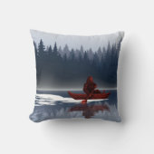 ビッグフートレイクカヌワイルダネスパインフォレスト クッション (正面)