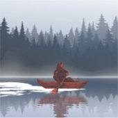 ビッグフートレイクカヌワイルダネスパインフォレスト シール (正面)