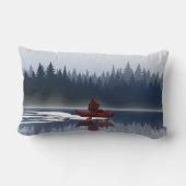 ビッグフートレイクカヌワイルダネスパインフォレスト ランバークッション (裏面)