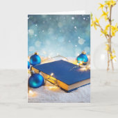 ビッグブックアンドホリデーライト カード (黄色い花)