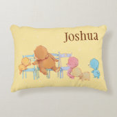 ビッグブラウンベア&フレンズ共有フォーチェア アクセントクッション (正面)