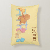 ビッグブラウンベア&フレンズ共有フォーチェア アクセントクッション (正面(垂直))