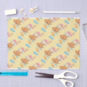 ビッグブラウンベア&フレンズ共有フォーチェア 薄葉紙 (クラフト)