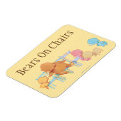 ビッグブラウンベア&フレンズ共有4チェア マグネット (左側)