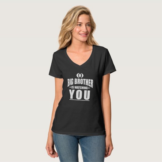 ビッグブラザーがあなたを見ている Tシャツ (正面フル)