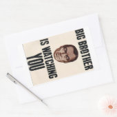 ビッグブラザーがステッカーを見ている 長方形シール (封筒)