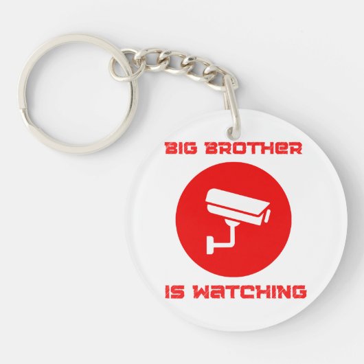 ビッグブラザーが見ている 1984 ingsoc キーホルダー (正面)