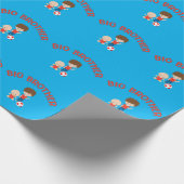 ビッグブラザーとベビーブラザーパターン ラッピングペーパー (角)