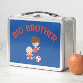 ビッグブラザーとベビーブラザーパーソナライズされた メタルランチボックス (インサイチュ)
