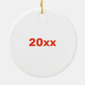 ビッグブラザーとベビー姉妹ビッグブラザーネームイヤー セラミックオーナメント (裏面)