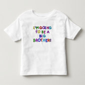 ビッグブラザーになる トドラーTシャツ (正面)