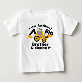 ビッグブラザーに昇格したよ 赤ちゃん用ファインジェージーTシャツ ベビーTシャツ