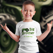 ビッグブラザーのトレーニンググリーンファームトラクター ベビーTシャツ