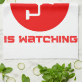 ビッグブラザーは1984年にIngsocを見ている キッチンタオル (折り畳み)