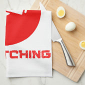 ビッグブラザーは1984年にIngsocを見ている キッチンタオル (四つ折り)