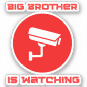 ビッグブラザーは1984年にIngsocを見ている シール (正面)