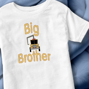 ビッグブラザーキュートイエロートウトラック トドラーTシャツ