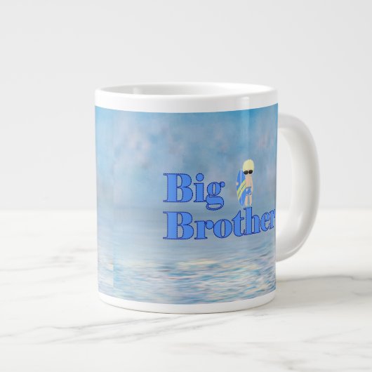ビッグブラザーサーファーデュデ兄弟姉妹 ジャンボコーヒーマグカップ (正面右)