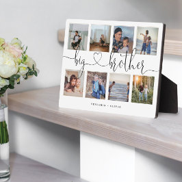 ビッグブラザースクリプト兄弟ギフトフォトコラージュ フォトプラーク