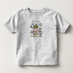 ビッグブラザーフラワーガーデンフェアリー トドラーTシャツ