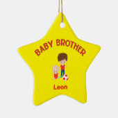 ビッグブラザーベビーブラザーベビーのネームスター セラミックオーナメント (右)