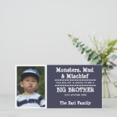 ビッグブラザーベビー到着案内カード 案内状 (スタンド正面)
