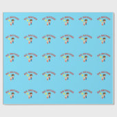 ビッグブラザーベビー姉妹パターン ラッピングペーパー (フラット)