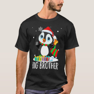 ビッグブラザーペンギンスサンタクリスマスマッチングファム Tシャツ