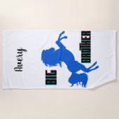 ビッグブラザーホース育成 ビーチタオル (正面)