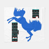 ビッグブラザーホース育成 フリースブランケット (正面(横))