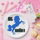 ビッグブラザーホース育成 ペーパープレート (パーティー)