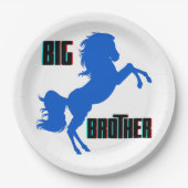 ビッグブラザーホース育成 ペーパープレート (正面)