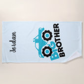 ビッグブラザーモンスタートラック ビーチタオル (正面)