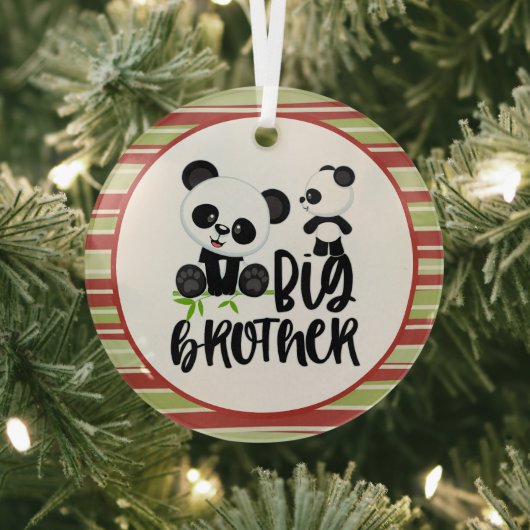 ビッグブラザー付き小さくて可愛いパンドラ引用文 ガラスオーナメント (インサイチュ)