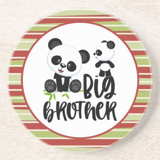 ビッグブラザー付き小さくて可愛いパンドラ引用文 コースター (正面)