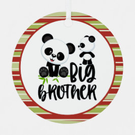 ビッグブラザー付き小さくて可愛いパンドラ引用文 メタルオーナメント