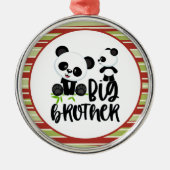 ビッグブラザー付き小さくて可愛いパンドラ引用文 メタルオーナメント (正面)