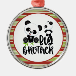 ビッグブラザー付き小さくて可愛いパンドラ引用文 メタルオーナメント