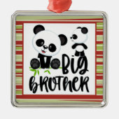 ビッグブラザー付き小さくて可愛いパンドラ引用文 メタルオーナメント (正面)