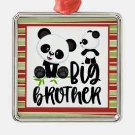 ビッグブラザー付き小さくて可愛いパンドラ引用文 メタルオーナメント