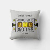 ビッグブラザー名est year brown yellowに昇格 クッション (正面)