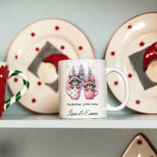 ビッグブラザー妹ラクーンクリスマスマグ コーヒーマグカップ