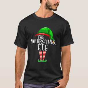 ビッグブラザー小妖精や小人グループマッチングファミリークリスマス Tシャツ