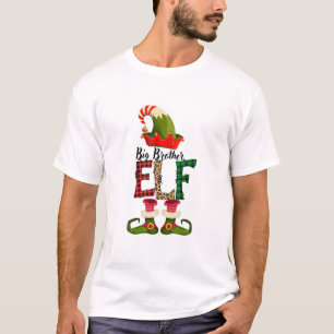 ビッグブラザー小妖精や小人マッチングファミリーグループクリスマスパ Tシャツ
