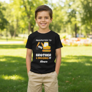 ビッグブラザー掘削機誕生日に昇格カスタム Tシャツ